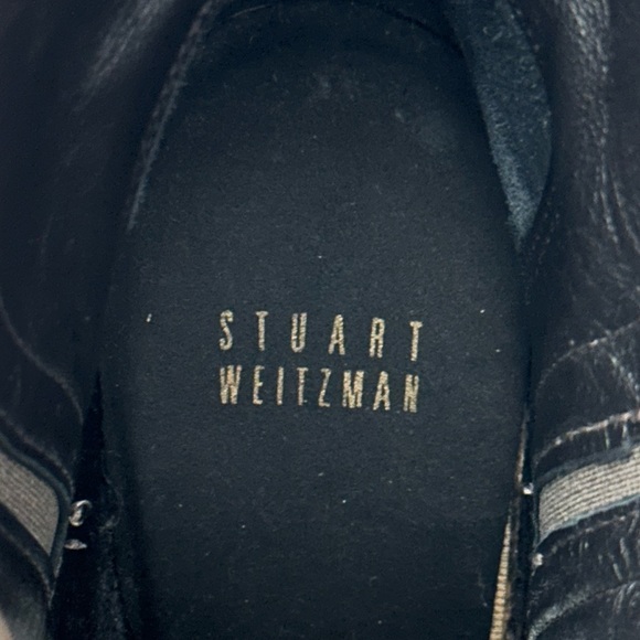 Stuart Weitzman Bootscout Suede Ankle Wedge Booties - Picture 10 of 10